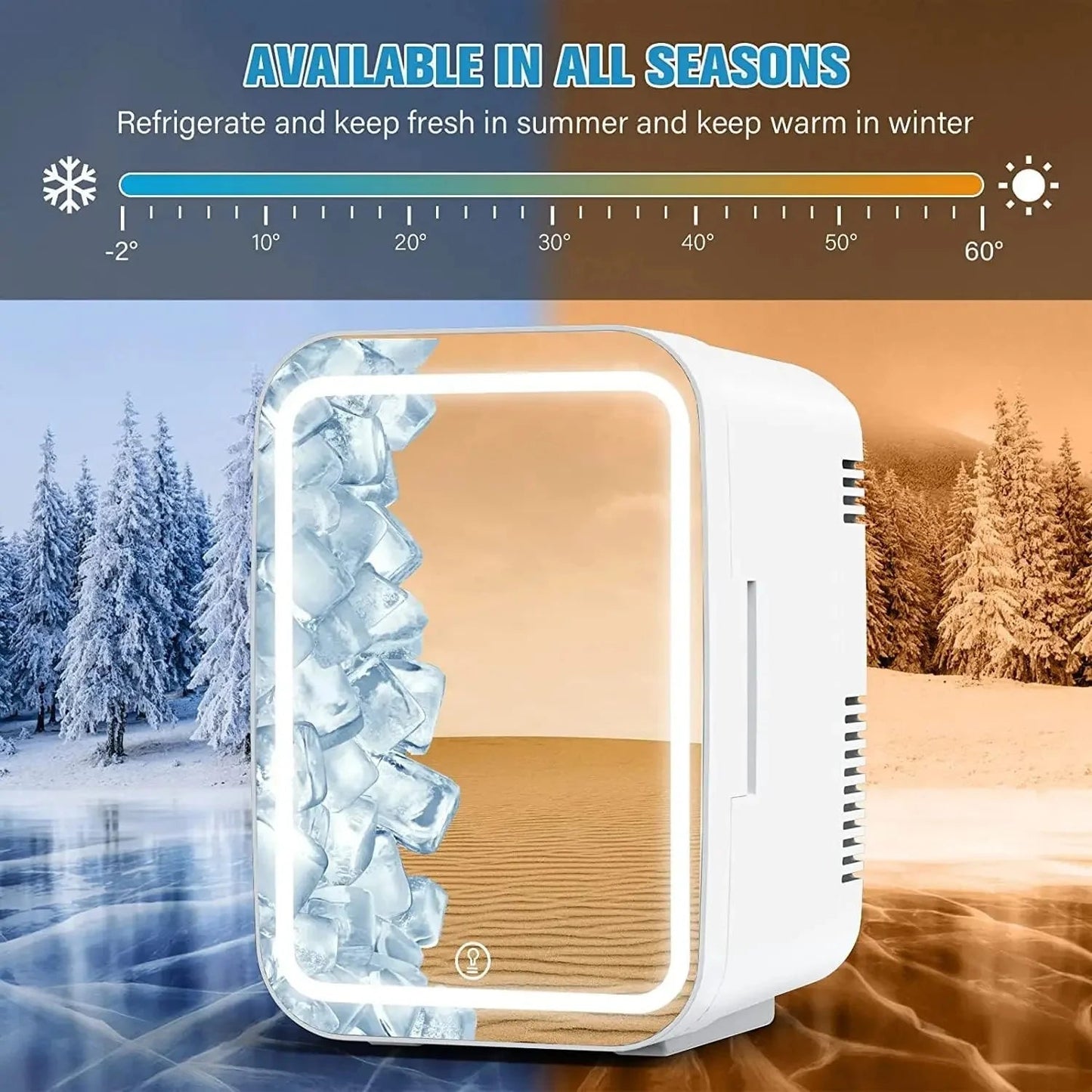Chic Mini Beauty Fridge